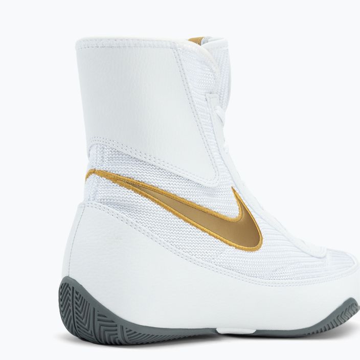 Bielo-zlaté boxerské topánky Nike Machomai 321819-170 9