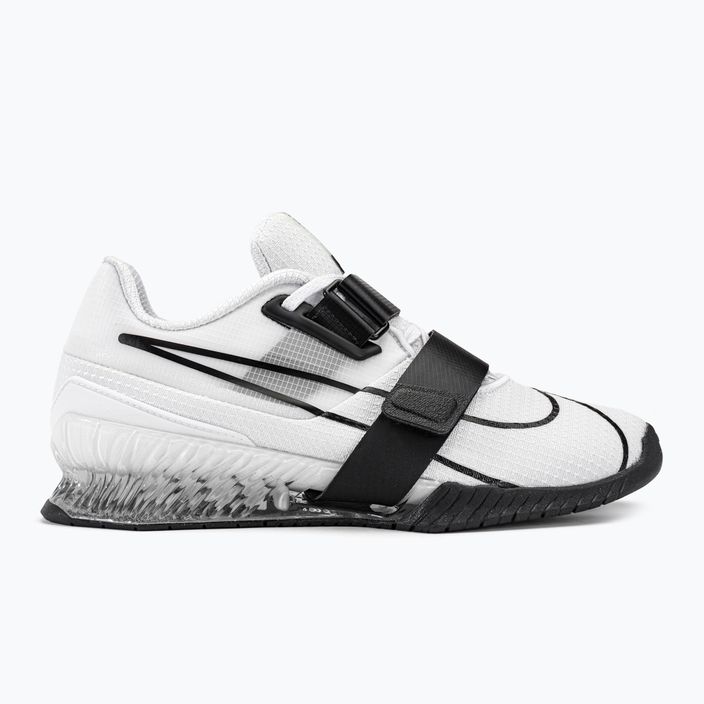 Nike Romaleos 4 biela/čierna vzpieračská obuv 2