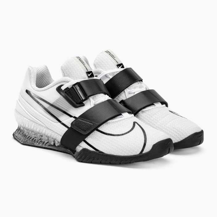 Nike Romaleos 4 biela/čierna vzpieračská obuv 4