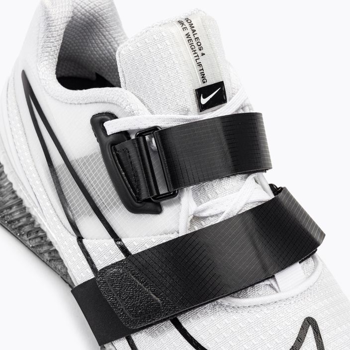 Nike Romaleos 4 biela/čierna vzpieračská obuv 8