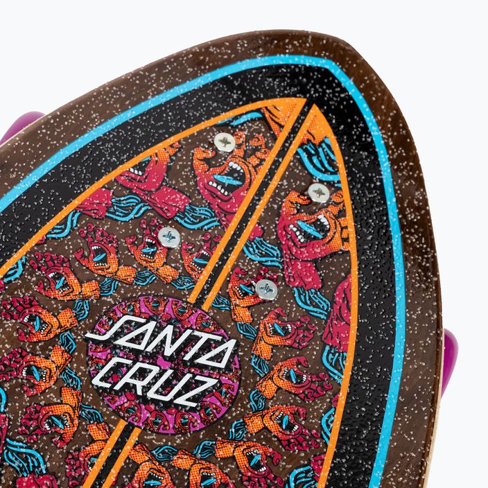 Skateboard cruiser Santa Cruz Cruzer Mandala Hand Shark 8.8 brown 124573 6