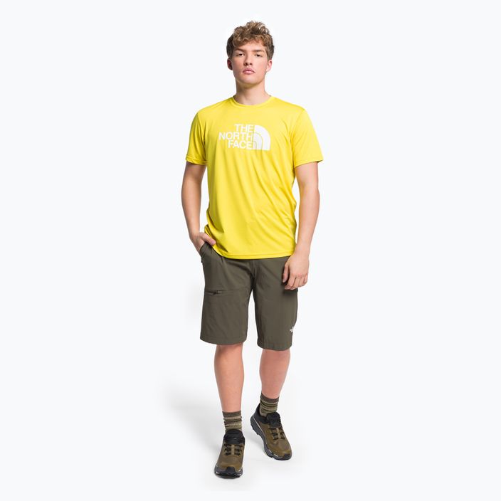 Pánske tréningové tričko The North Face Reaxion Easy yellow NF0A4CDV7601 2