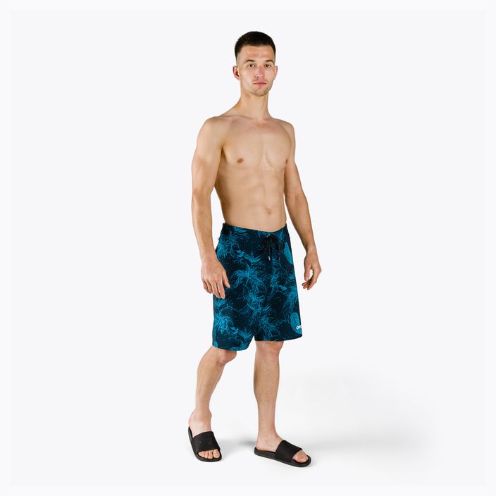 Pánske plavecké šortky Oakley Ohana Floral 20" modré FOA403022 3