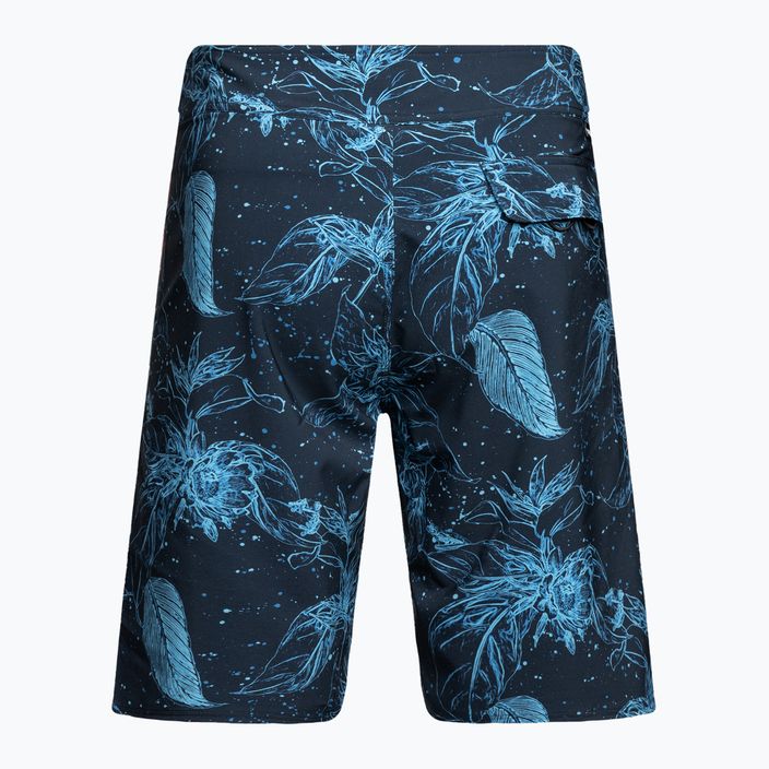 Pánske plavecké šortky Oakley Ohana Floral 20" modré FOA403022 6