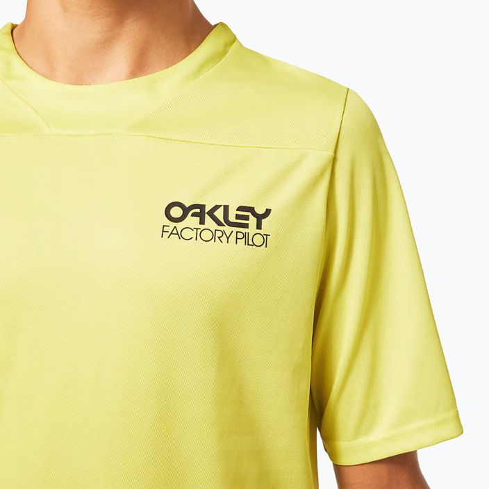 Oakley Factory Pilot Lite MTB pánsky cyklistický dres žltý FOA403173 4