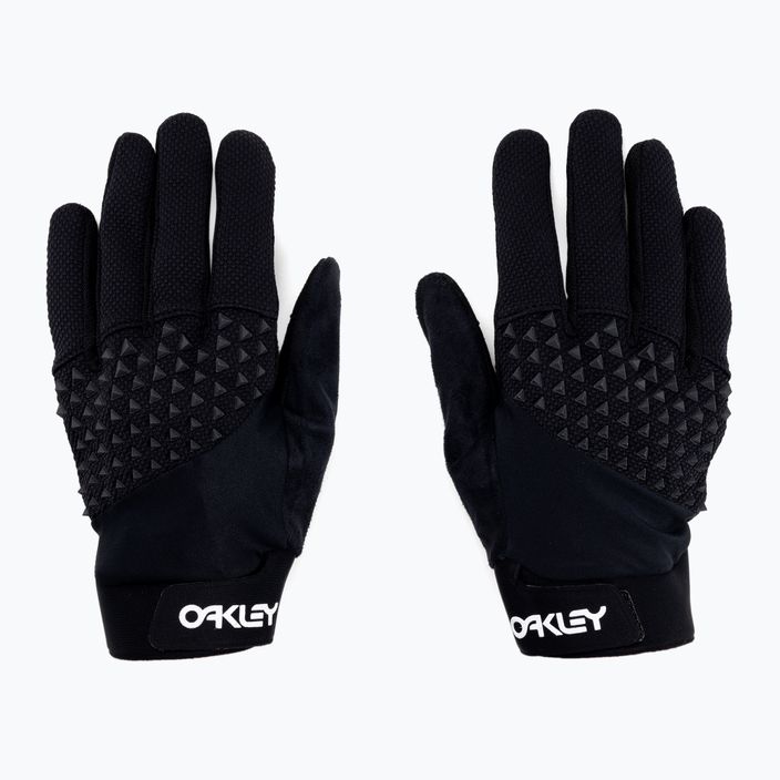 Oakley Drop In MTB pánske cyklistické rukavice čierne FOS900874 3