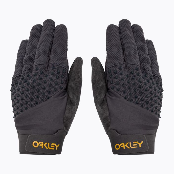 Oakley Drop In MTB pánske cyklistické rukavice čierne FOS900874 2