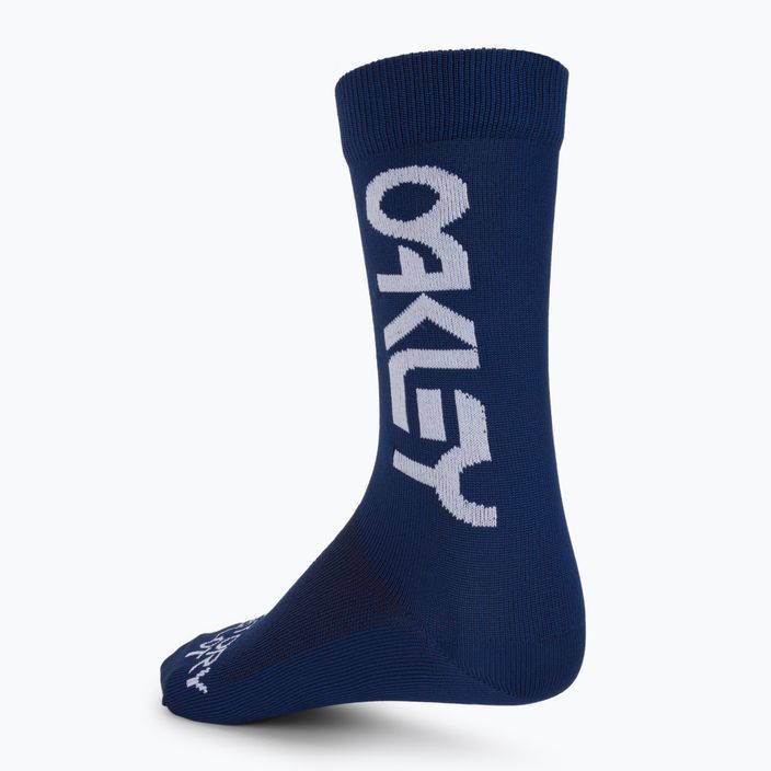 Pánske cyklistické ponožky Oakley Factory Pilot MTB modré FOS900880 2