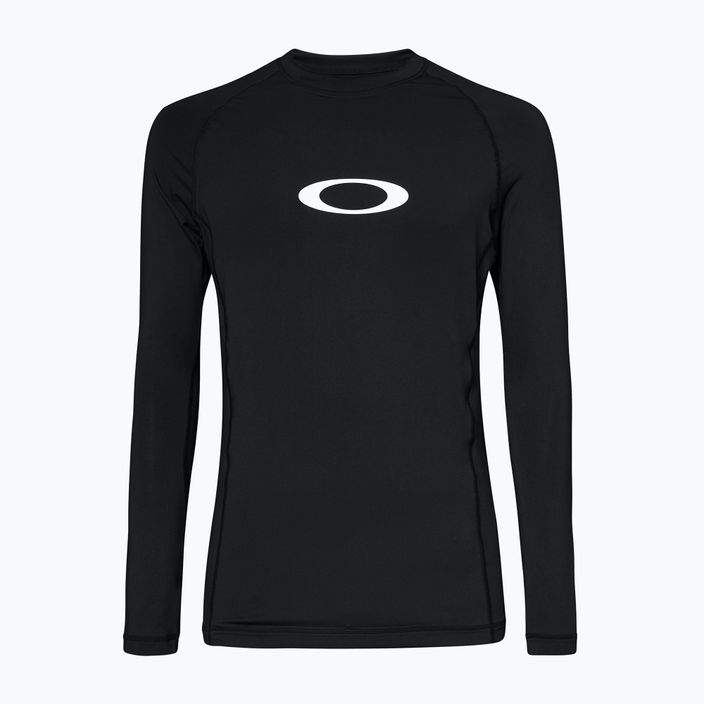 Oakley Ellipse Rashguard pánske plavecké tričko čierne FOA40376702E