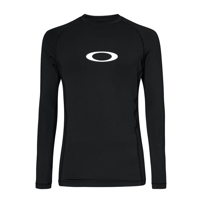 Oakley Ellipse Rashguard pánske plavecké tričko čierne FOA40376702E 2