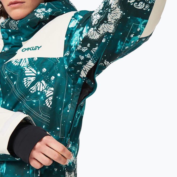Dámska snowboardová bunda Oakley TC Aurora RC Insulated zelená FOA500278 6