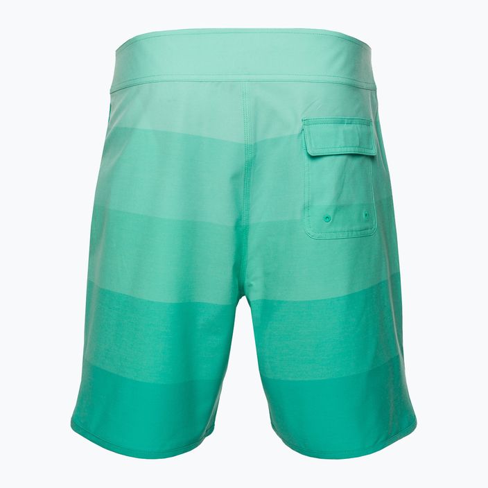 Pánske plavecké šortky Oakley Retro Mark 19" zelené FOA4043047GR 2
