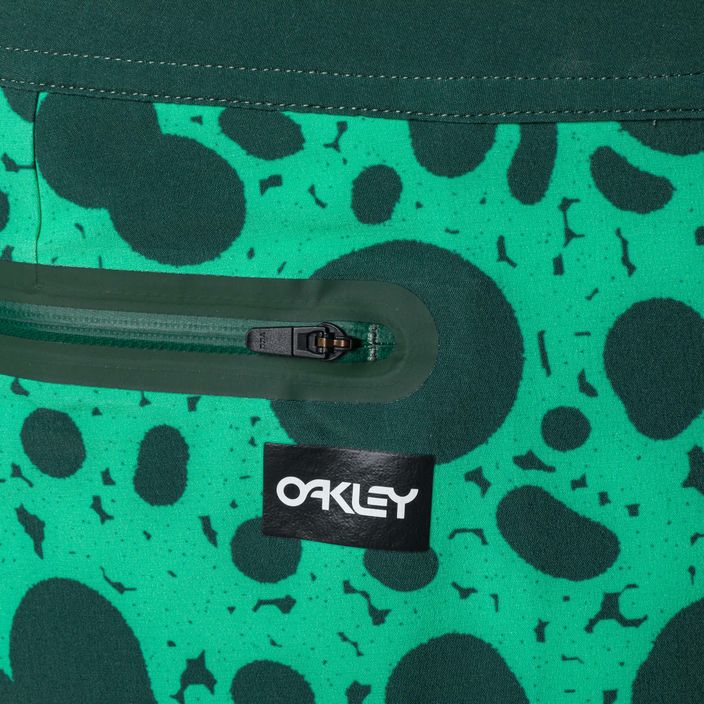 Pánske plavecké šortky Oakley Maven RC 20" zelené FOA4043099TL 3