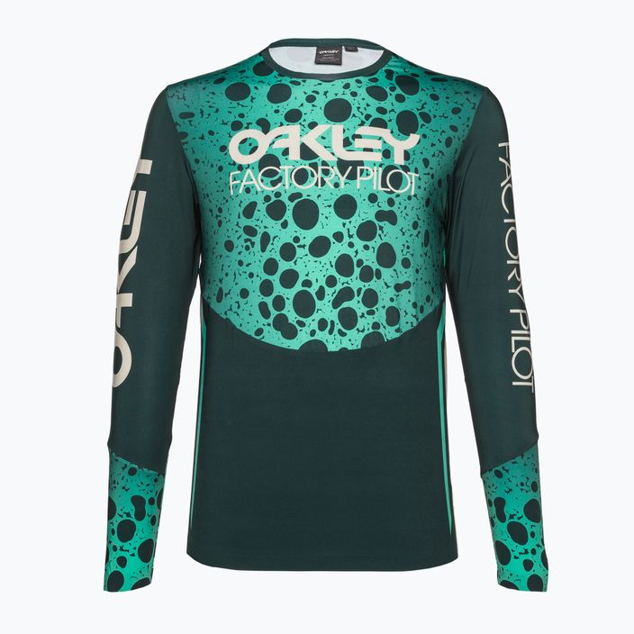 Pánsky cyklistický dres Oakley Maven Rc LS zelený FOA4443 8