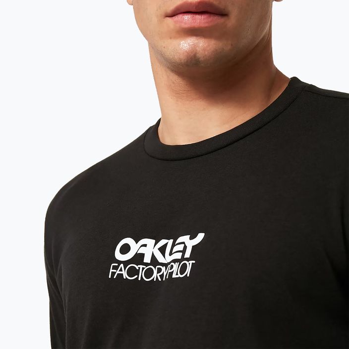 Pánske cyklistické tričko Oakley Factory Pilot Ss Tee black FOA404507 5
