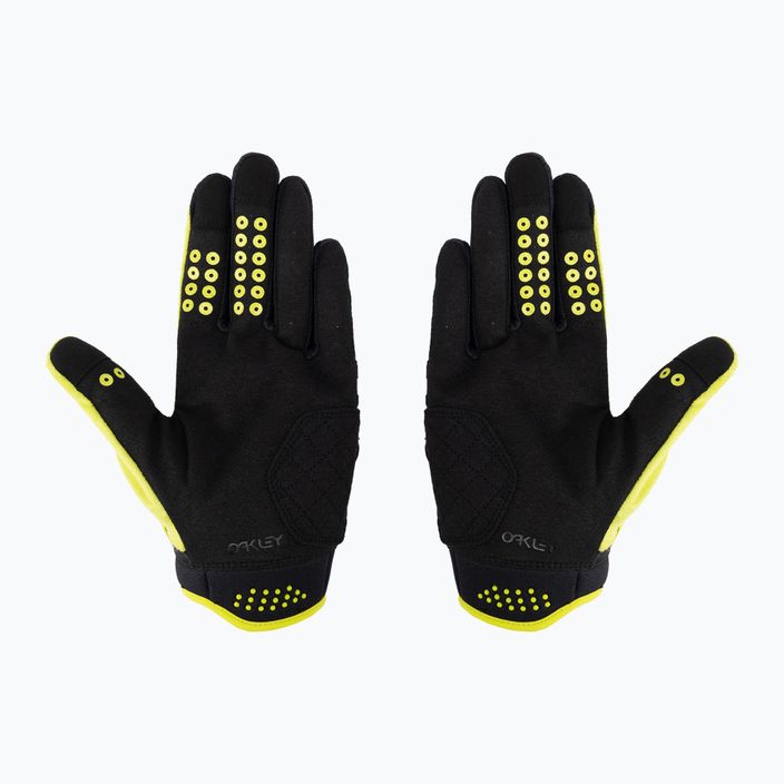 Cyklistické rukavice Oakley Switchback Mtb black/yellow FOS9879 2