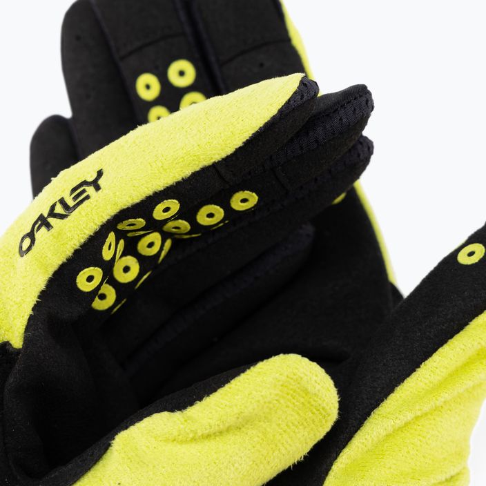 Cyklistické rukavice Oakley Switchback Mtb black/yellow FOS9879 4