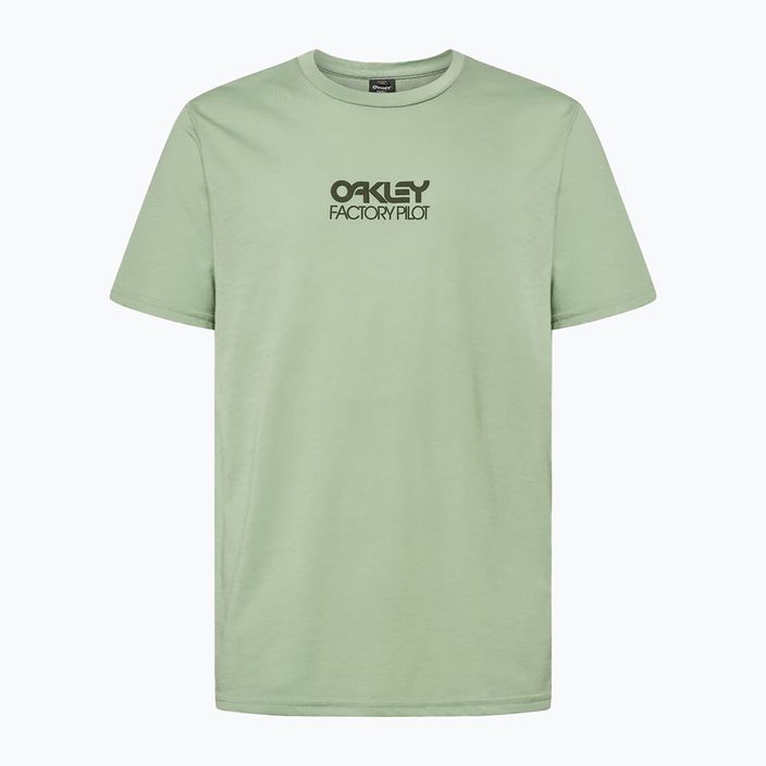 Pánske cyklistické tričko Oakley Factory Pilot Ss Tee green FOA404507
