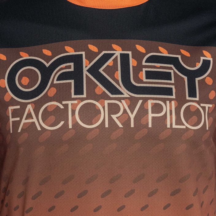 Pánsky cyklistický dres Oakley Seeker Gradient Ss oranžový FOA404903 3