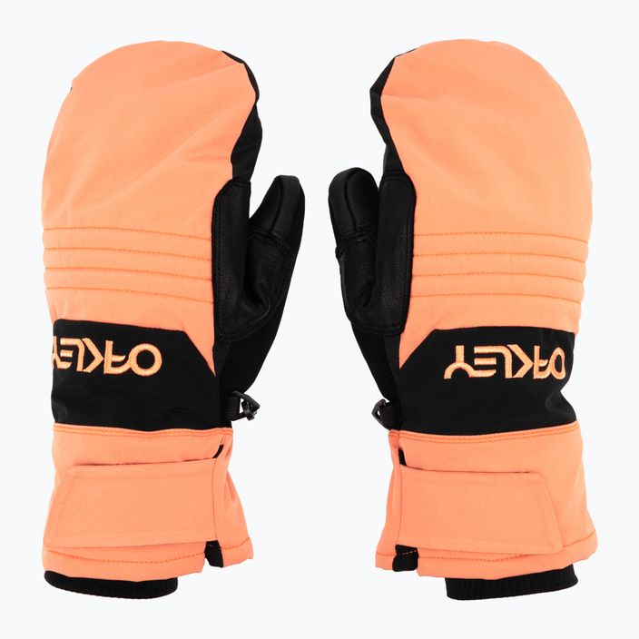 Oakley B1B Mittes mäkké oranžové snowboardové rukavice 3