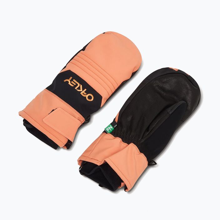 Oakley B1B Mittes mäkké oranžové snowboardové rukavice 5