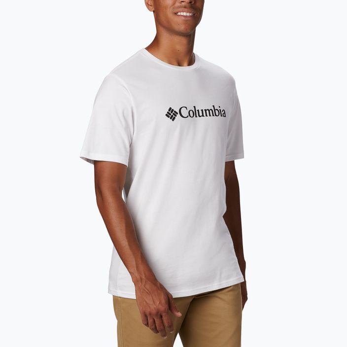 Columbia CSC Basic Logo pánske trekingové tričko biele 1680053100 4