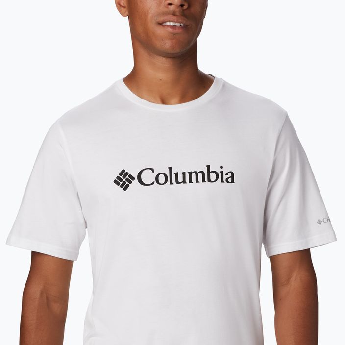 Columbia CSC Basic Logo pánske trekingové tričko biele 1680053100 5