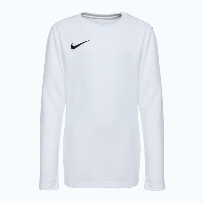 Detské futbalové tričko s dlhým rukávom Nike Dri-Fit Park VII white/black