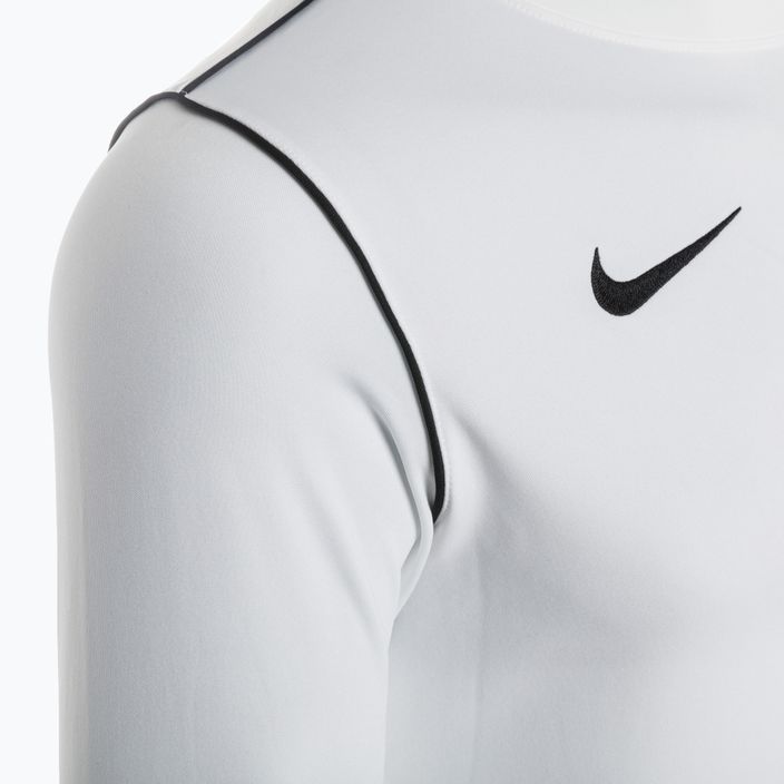 Pánske futbalové tričko s dlhým rukávom Nike Dri-FIT Park 20 Crew white/black/black 3