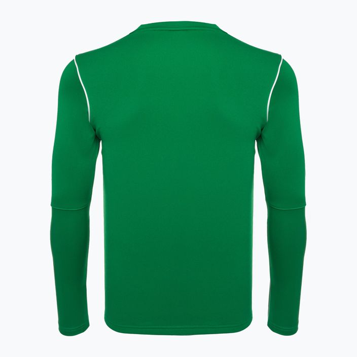 Pánske futbalové tričko s dlhým rukávom Nike Dri-FIT Park 20 Crew pine green/white 2