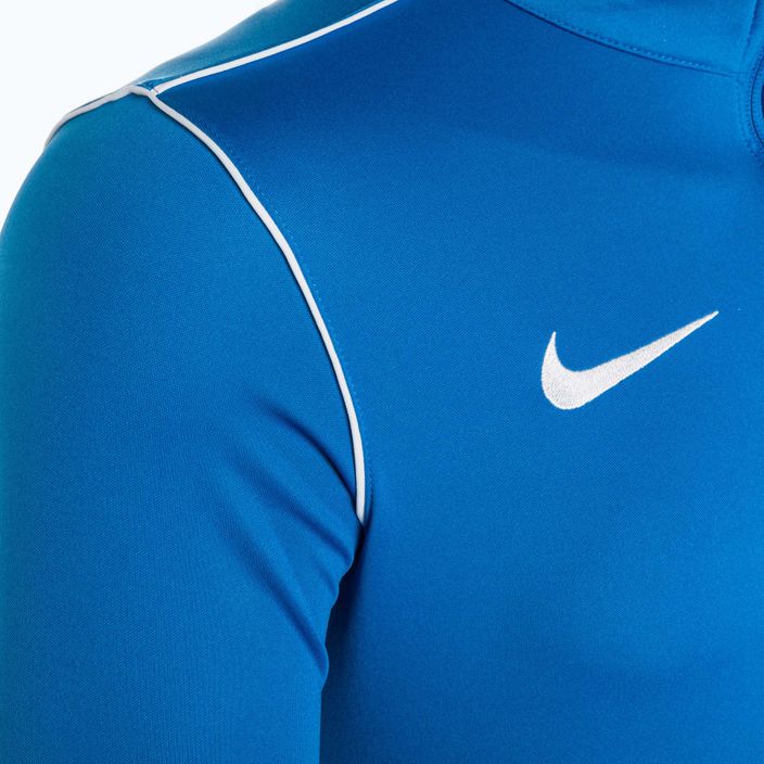 Pánska futbalová mikina Nike Dri-FIT Park 20 Knit Track kráľovská modrá/biela/biela 3