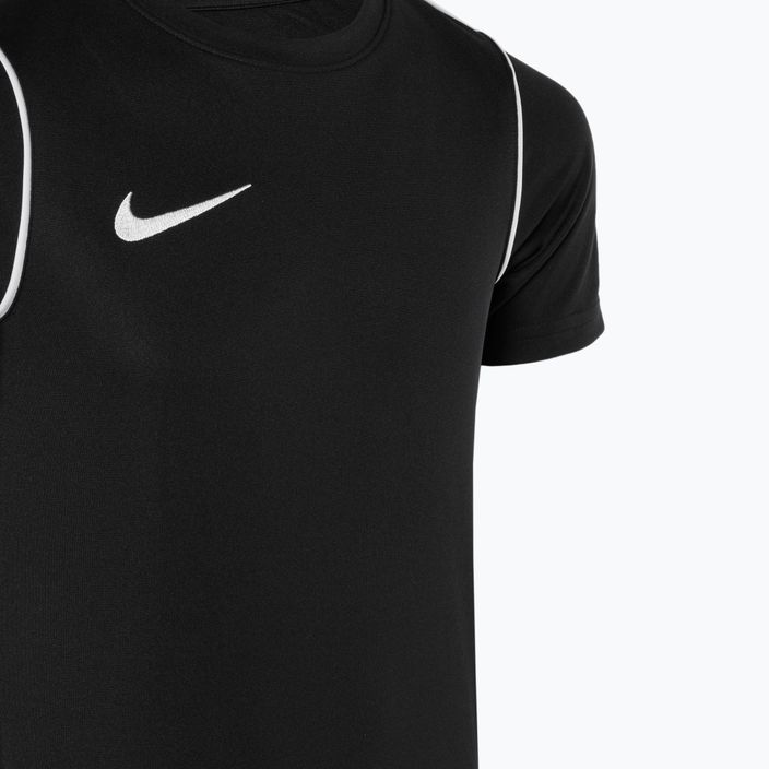 Detské futbalové tričko Nike Dri-Fit Park 20 čierno-biele 3