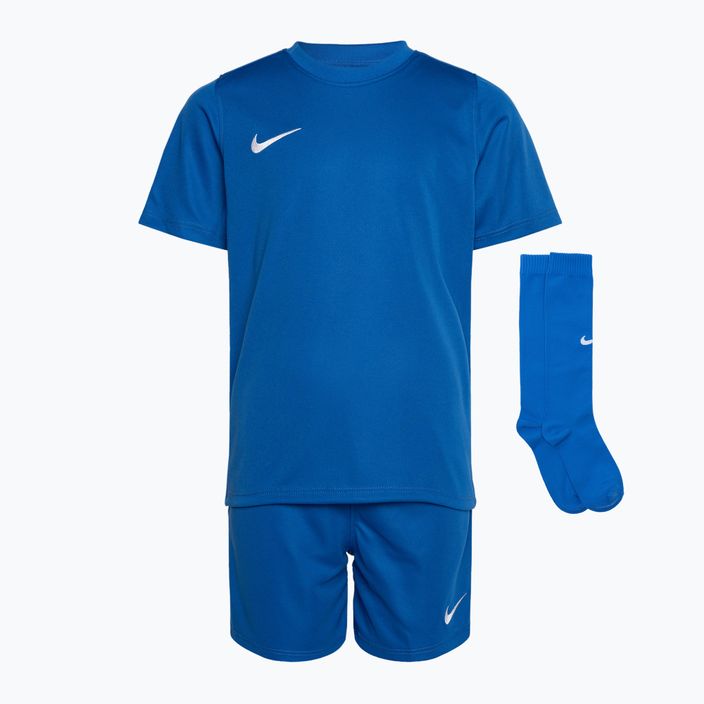 Futbalová súprava Nike Dri-FIT Park Little Kids kráľovská modrá/kráľovská modrá/biela