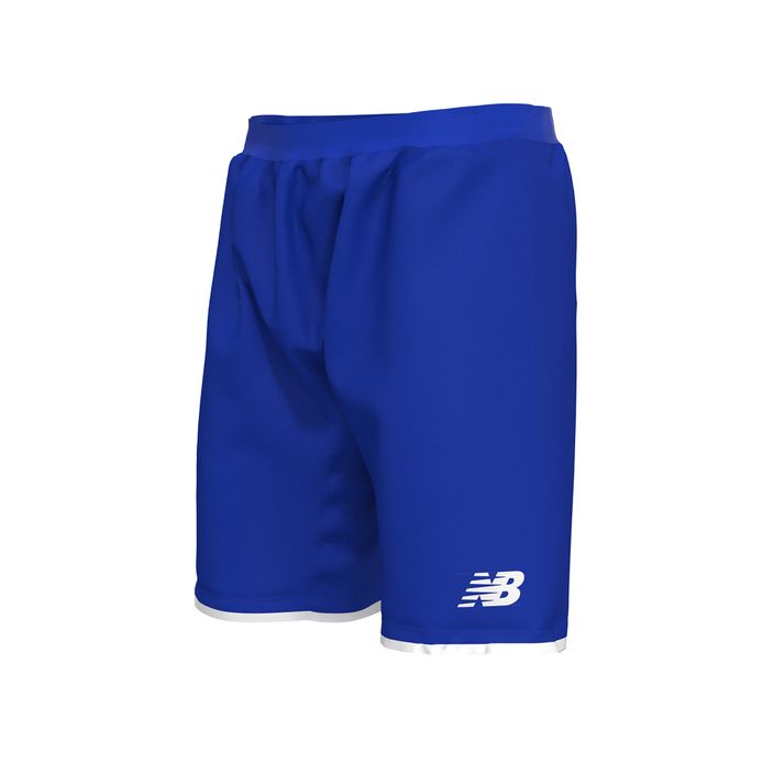 Detské futbalové šortky New Balance Match Junior modré NBEJS9026 2