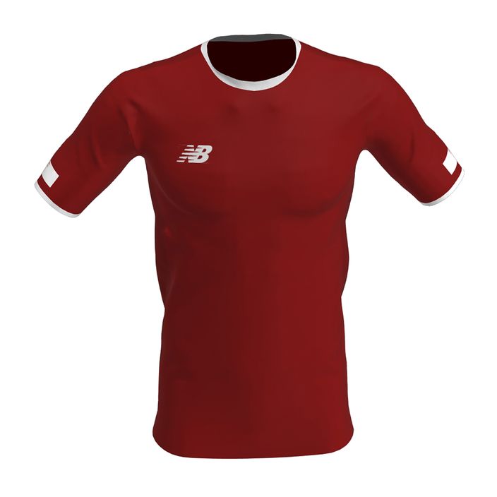 Pánske futbalové tričko New Balance Turf bordovej farby NBEMT9018 2