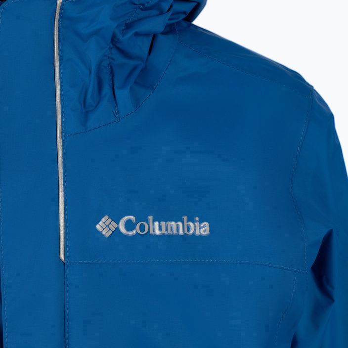 Detská membránová bunda do dažďa Columbia Watertight modrá 1580641 3