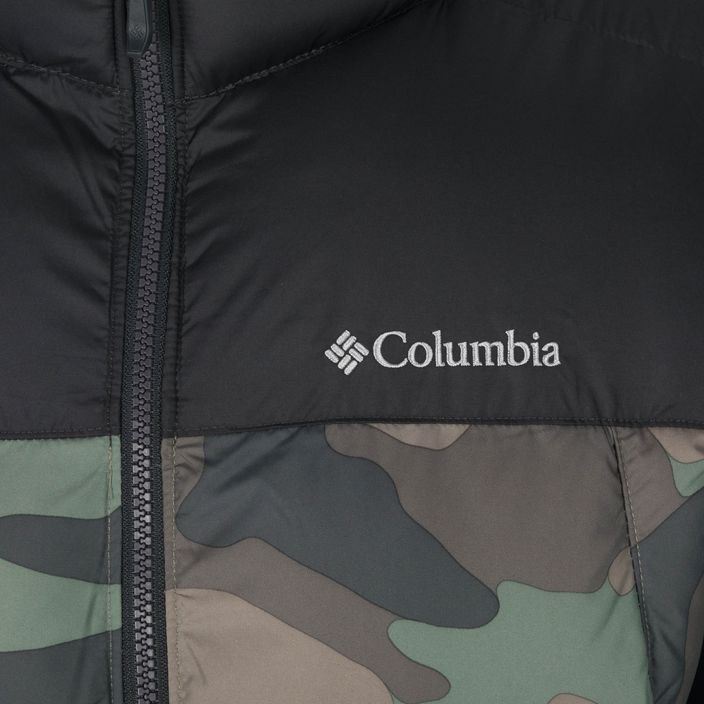 Columbia Pike Lake pánska páperová bunda čierna a hnedá 1738022 9