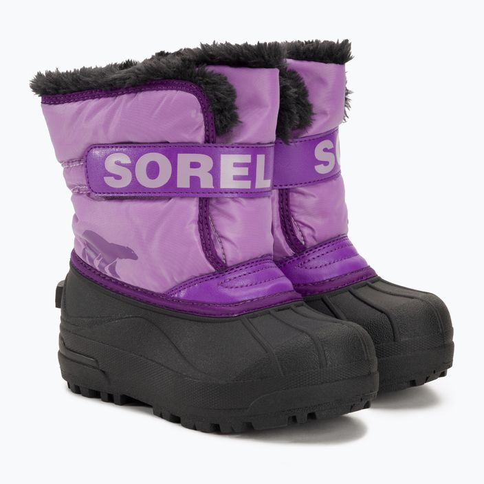 Sorel Snow Commander junior snehové topánky gumdrop/purple violet 4