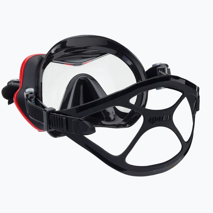 Potápačská maska Mares One Vision čierna/červená 411046 4