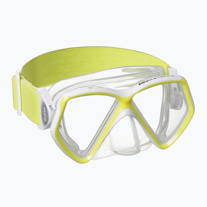 Súprava na šnorchlovanie detská Mares Combo Pirate Neon yellow/white/clear 411788BB 2