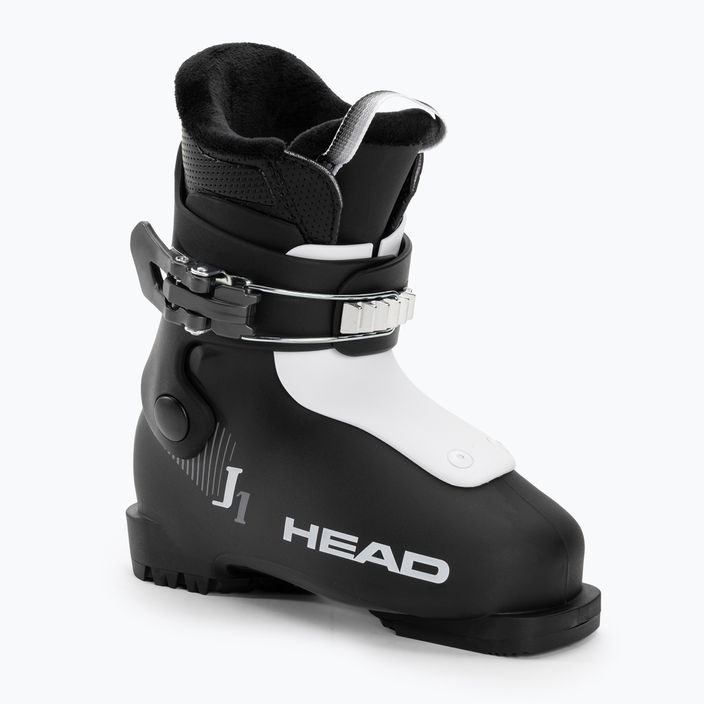 Detské lyžiarske topánky HEAD J1 black/white