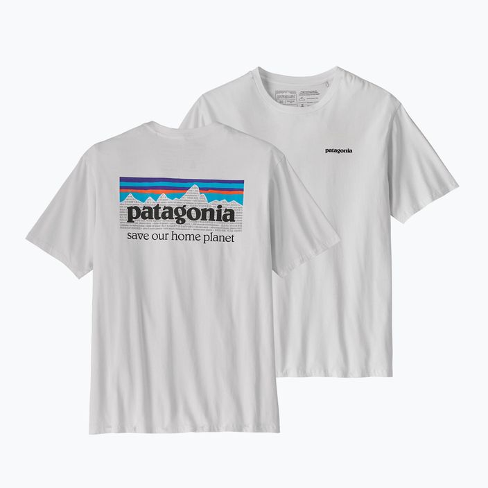 Pánske trekingové tričko Patagonia P-6 Mission Organic white 8