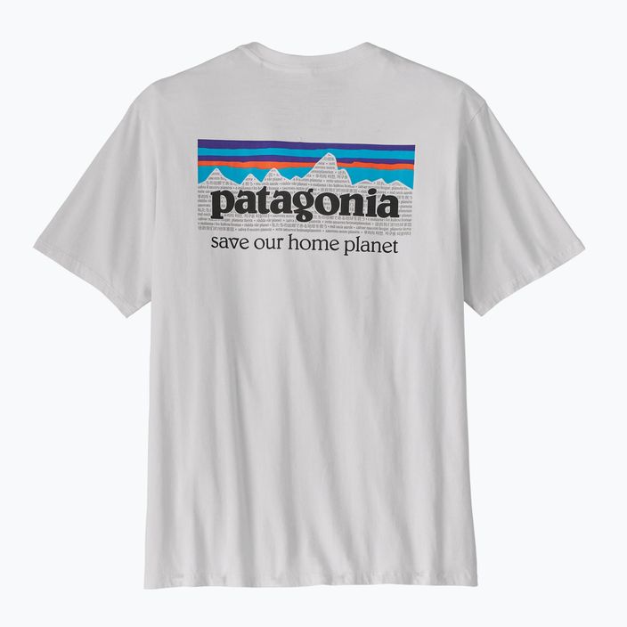 Pánske trekingové tričko Patagonia P-6 Mission Organic white 10