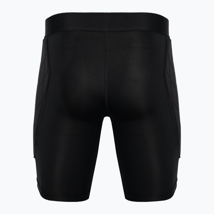 Pánske polstrované brankárske šortky Nike Dri-FIT black/black/white 2