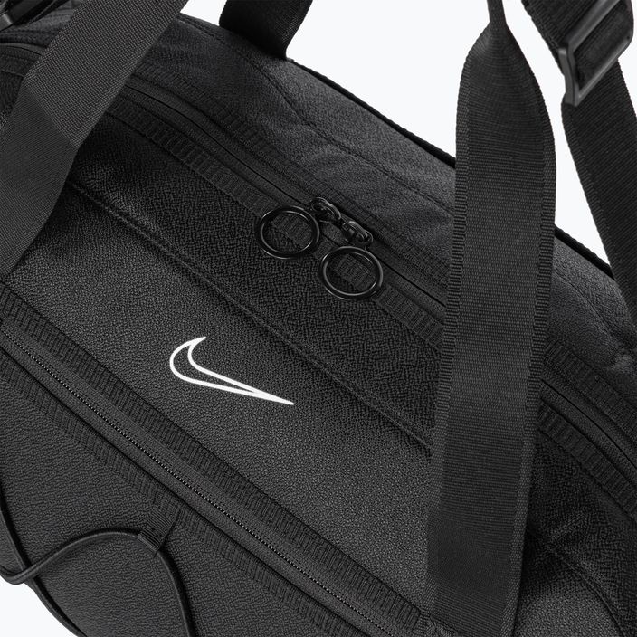 Tréningová taška Nike One Club 24 l čierna/čierna/biela 4