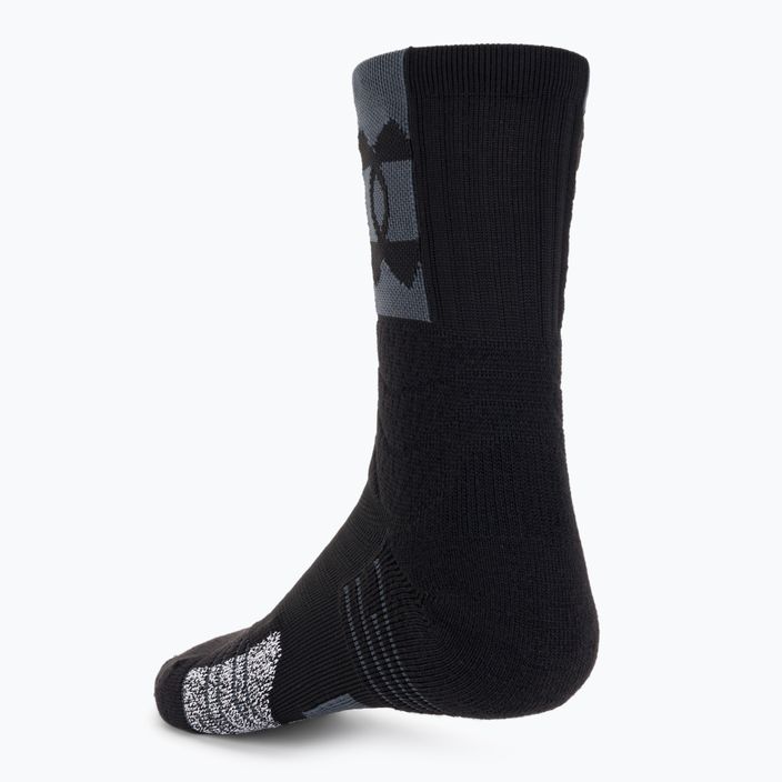 Športové ponožky Under Armour Playmaker Mid-Crew čierne 1356615 2