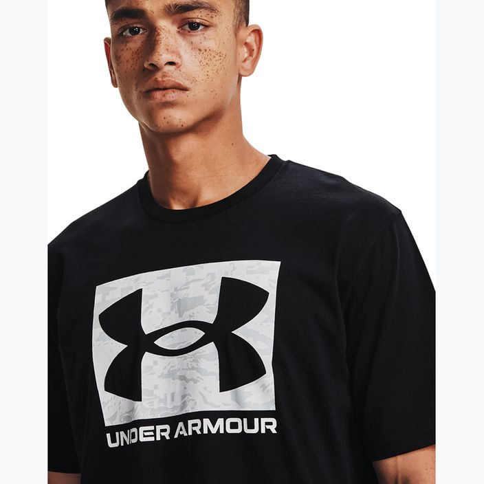 Pánske tréningové tričko Under Armour ABC Camo Boxed Logo black/white 4