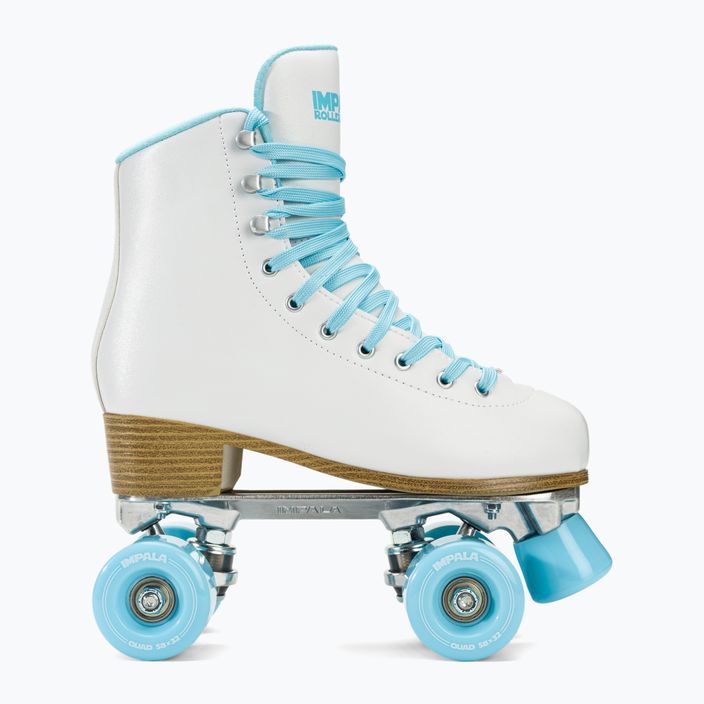 Dámske kolieskové korčule IMPALA Quad Skate white ice 2
