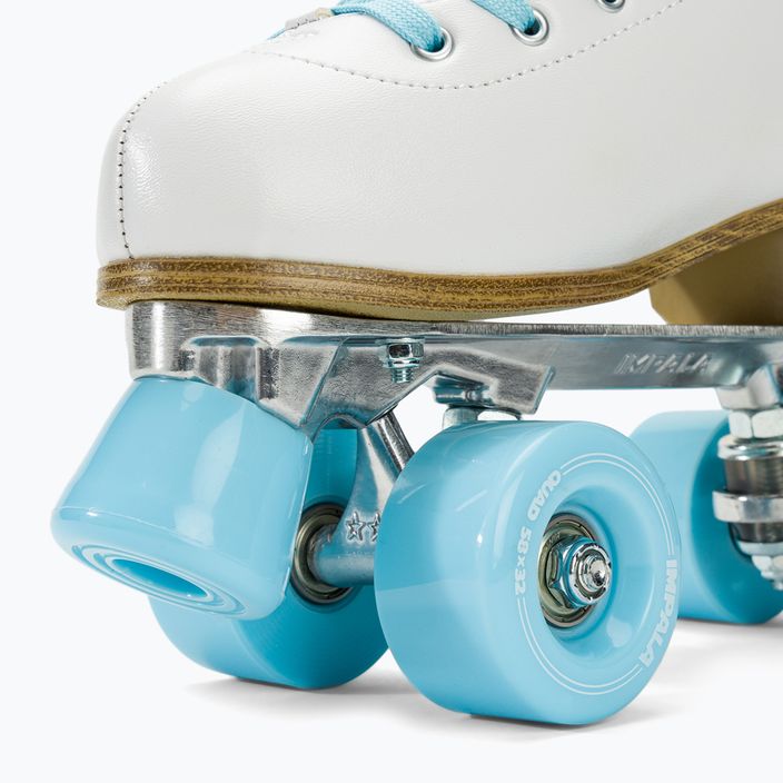 Dámske kolieskové korčule IMPALA Quad Skate white ice 8