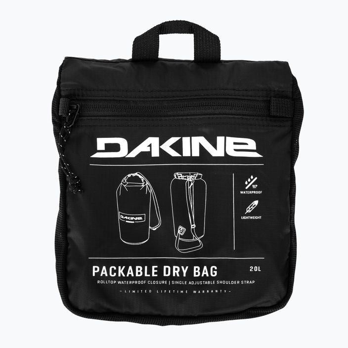 Dakine Packable Rolltop Dry Bag 20 nepremokavý batoh čierny D10003921 5